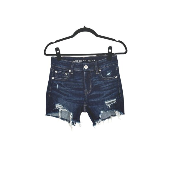 American Eagle Distressed Midi Short - Picture 1 of 5